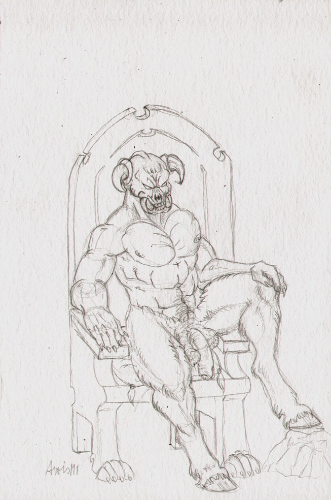 1boy baron_of_hell_(doom) doom male rule34 tagme