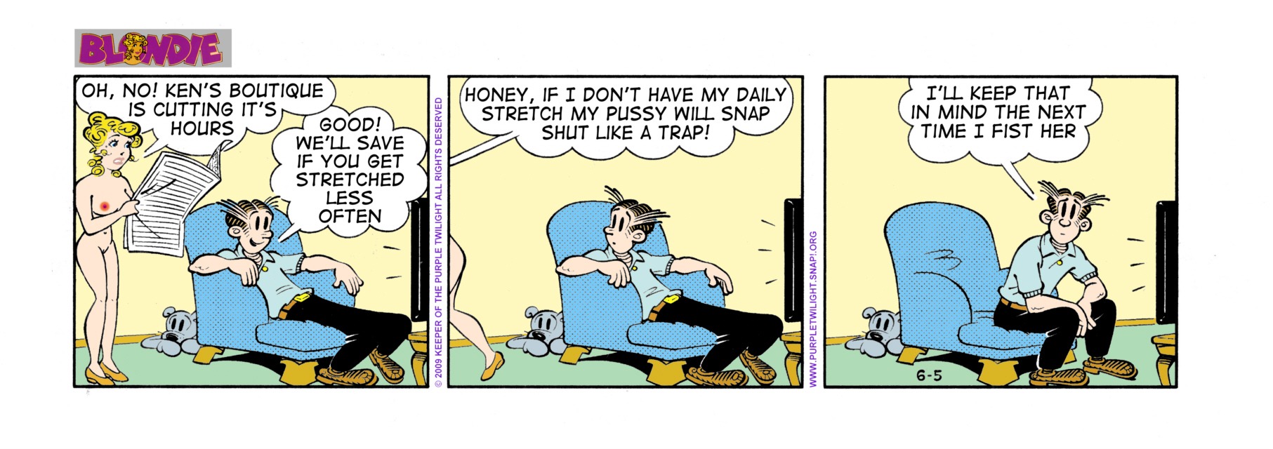 blondie_(comic) blondie_bumstead comic dagwood_bumstead daisy_bumstead female rule34 tagme