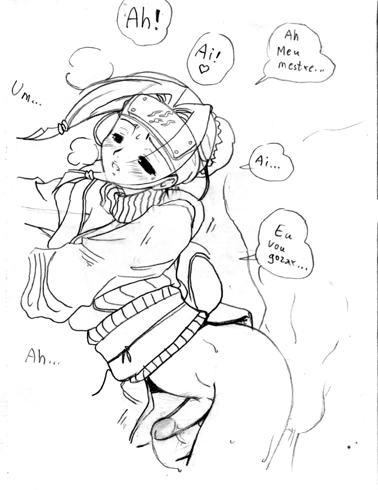 2boys androgynous canon_crossdressing crossdressing femboy gay girly haku_(naruto) male naruto naruto_(classic) naruto_(series) penis rule34 trap yaoi
