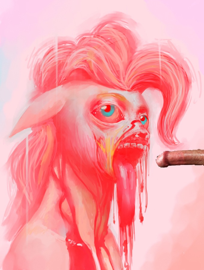 blood female friendship_is_magic my_little_pony pinkie_pie_(mlp) rule34 straight_hair