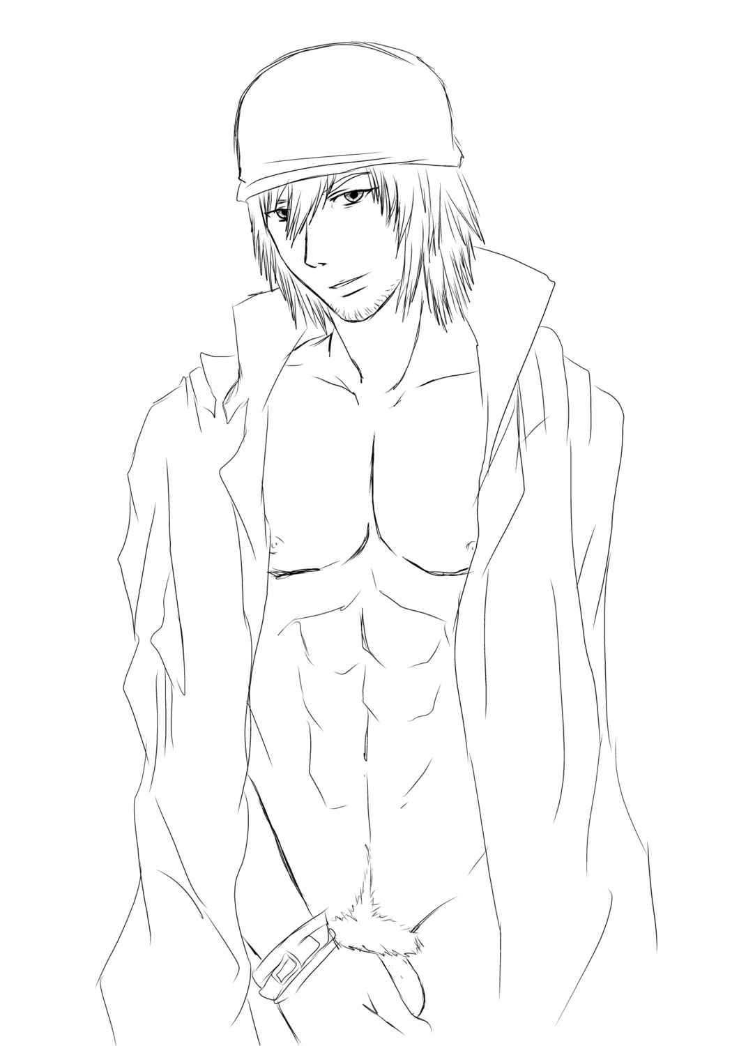 final_fantasy final_fantasy_xiii male male_only rule34 snow_villiers solo tagme