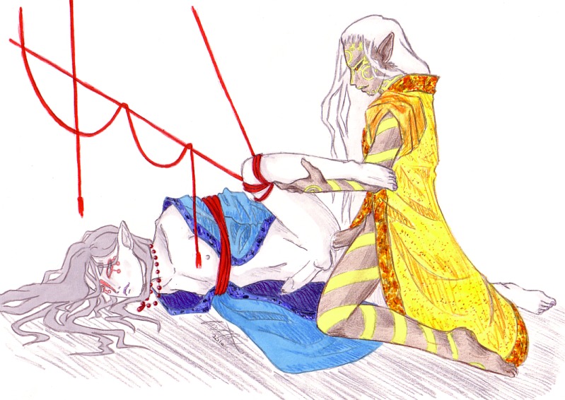 bound curiocabinet kusuriuri_(mononoke) male medicine_seller_(mononoke) mononoke rule34 selfcest tagme