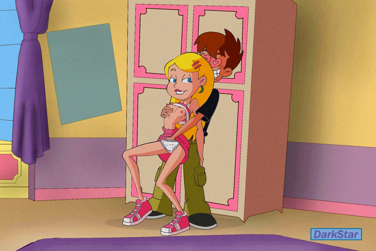 blonde_hair blue_eyes darkstar female harvey_dwight_kinkle rule34 sabrina:_the_animated_series sabrina_spellman sabrina_the_teenage_witch