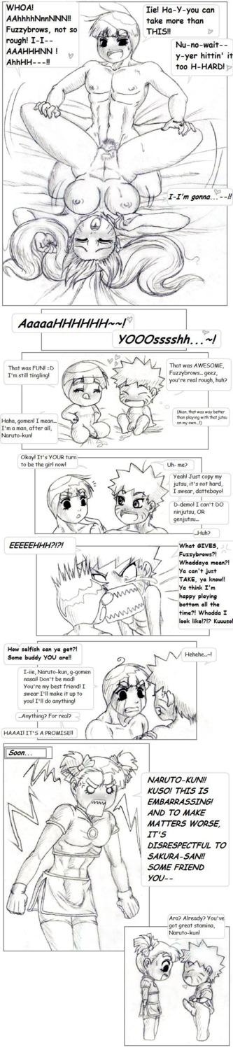 canon_genderswap female genderswap male naruko naruto naruto_(series) rock_lee rule34 rule_63 uzumaki_naruto