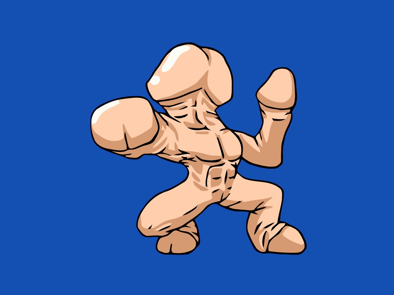 1boy abs male male_focus male_only multi_genitalia multi_penis muscular muscular_male penis penis_arm penis_head penis_leg penis_limb pentaphallia rule34 solo tagme unusual_anatomy
