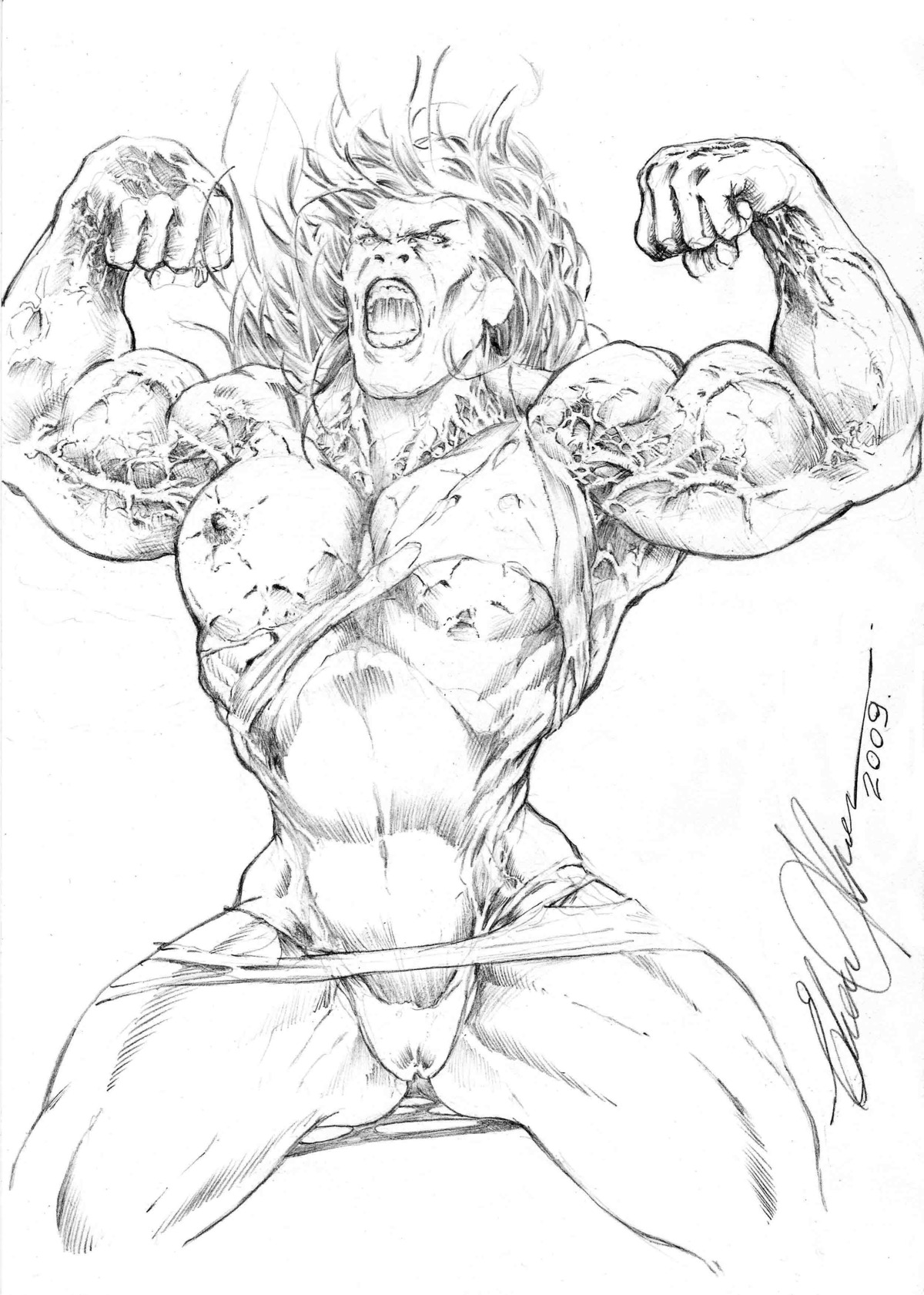 1girls 2009 artist_request female female_only marvel marvel_comics rule34 she-hulk solo straight_hair tagme