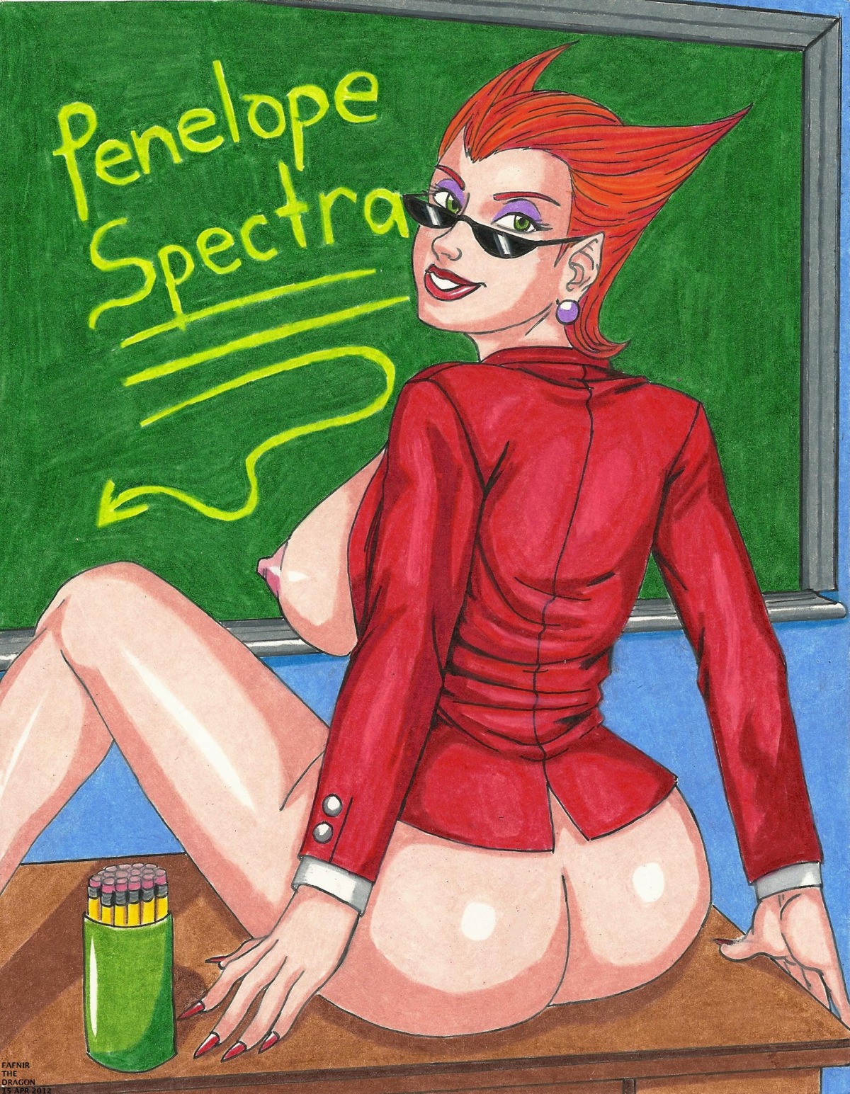 danny_phantom female hentai-ryukami_(fafnir_the_dragon) penelope_spectra rule34 sunglasses tagme