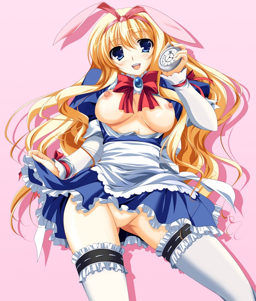 alice_in_wonderland female huge_eyes nipples rule34 tagme