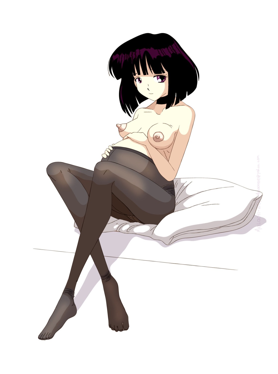 bishoujo_senshi_sailor_moon breasts female female_only hotaru_tomoe malachi maternity_pantyhose panties panties_under_pantyhose pantyhose pregnant rule34 small_breasts solo tagme
