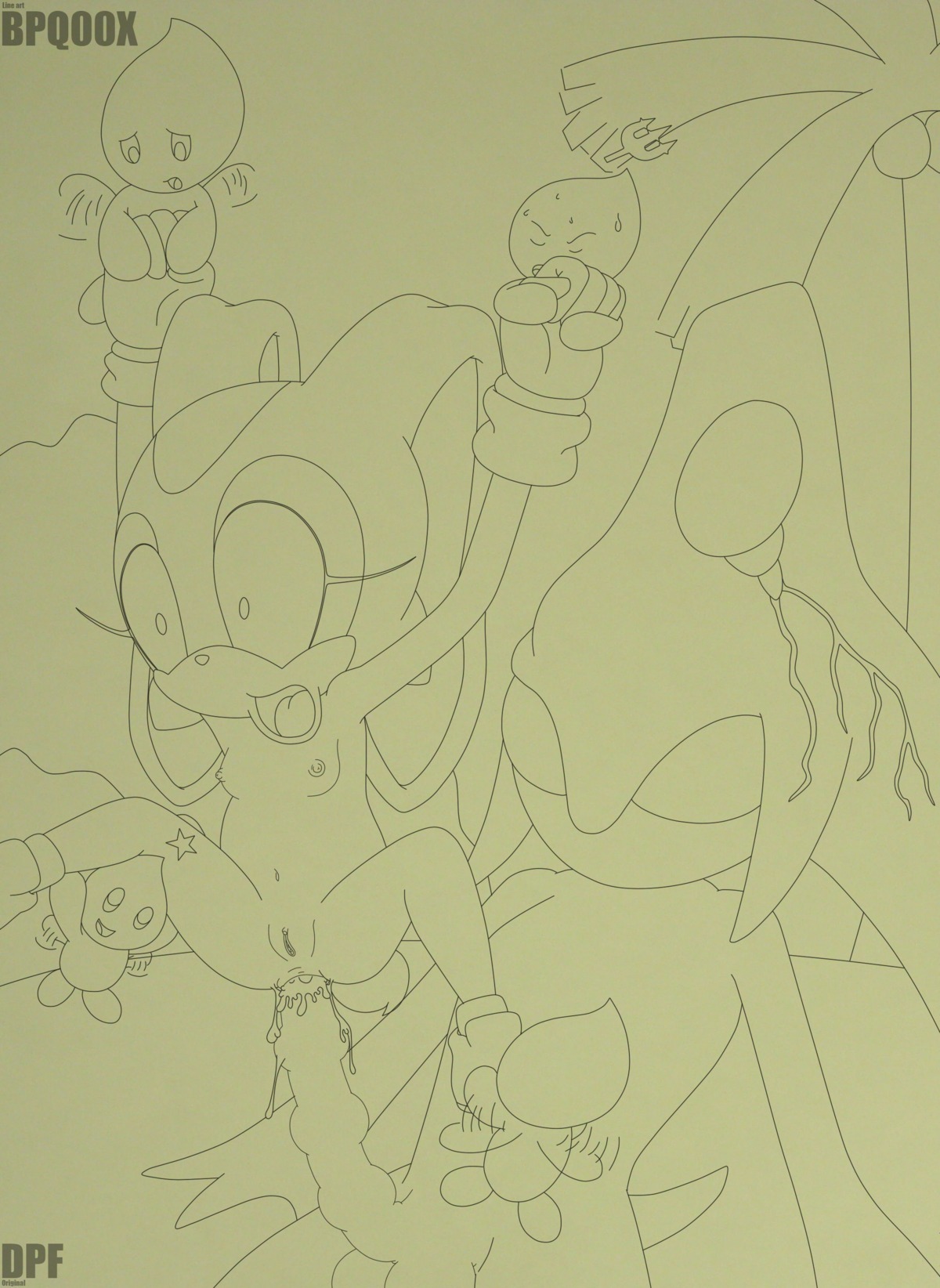 anal anthro bpq00x breasts chao_(sonic) chaos_(sonic) coconut coconut_tree cream_the_rabbit cum cum_inside dar-powerforce female monochrome pussy rabbit rape rule34 sega small_breasts sonic_(series) sonic_adventure sonic_the_hedgehog_(series)