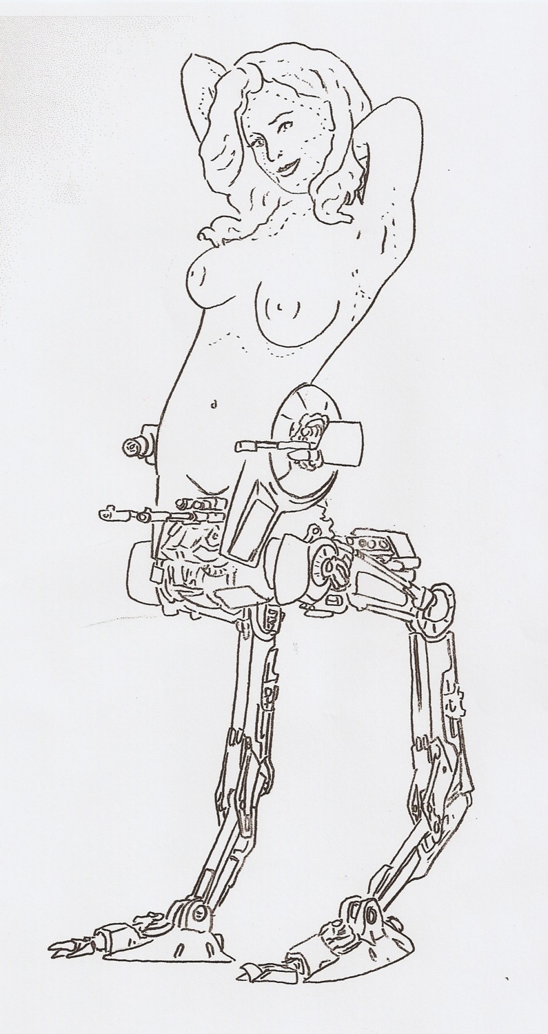 at-st black_and_white female rule34 star_wars tagme