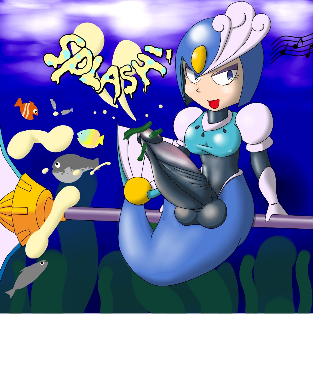 a- futanari intersex mega_man mega_man_(classic) rule34 splash_woman tagme