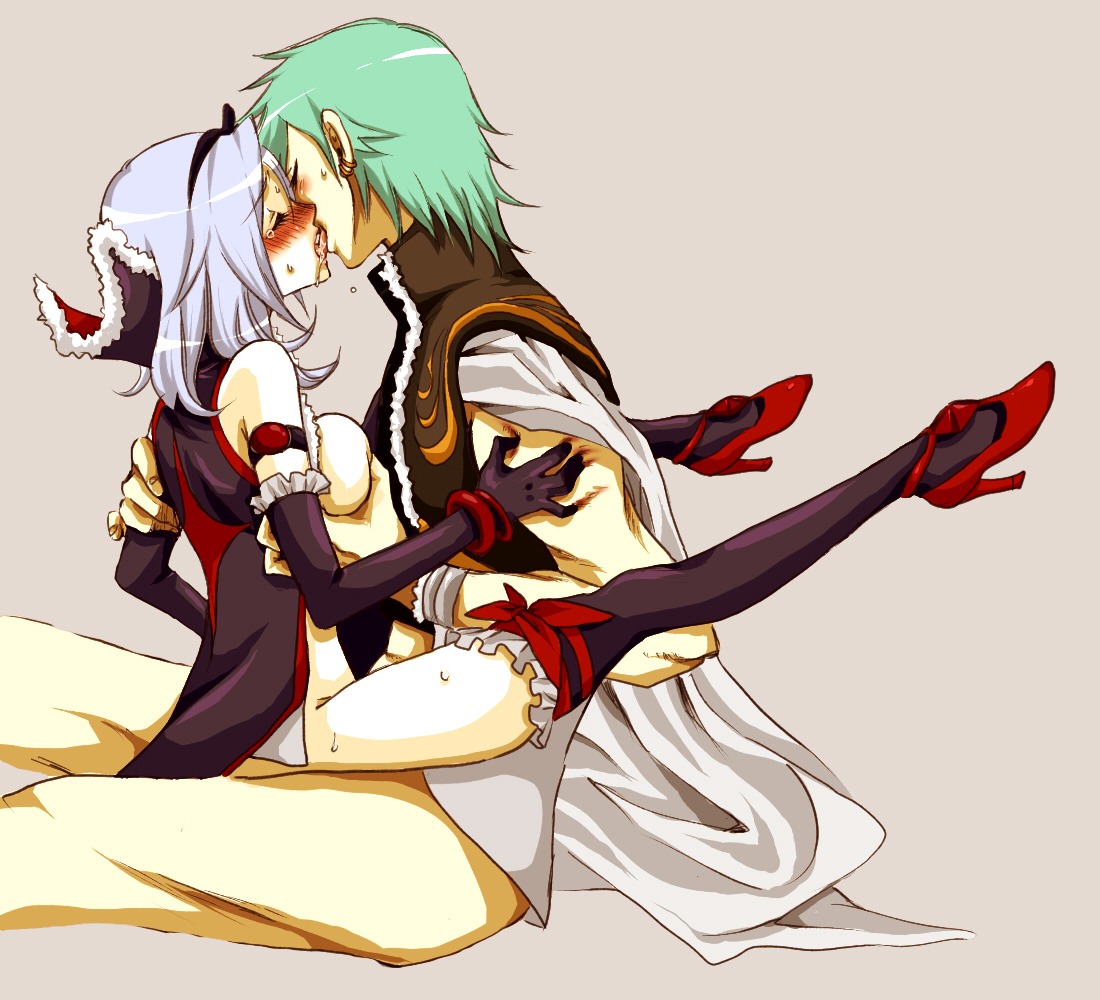 blush breast_grab breasts clothed_sex clothing dark_magical_girl earrings eas female fresh_precure! fresh_pretty_cure! futari_wa_precure futari_wa_pretty_cure green_hair higashi_setsuna high_heels jewelry kissing large_breasts magical_girl milk3go nishi_hayato precure pretty_cure rule34 saliva sex shoes short_hair silver_hair sitting small_breasts stockings thighhighs tongue westar
