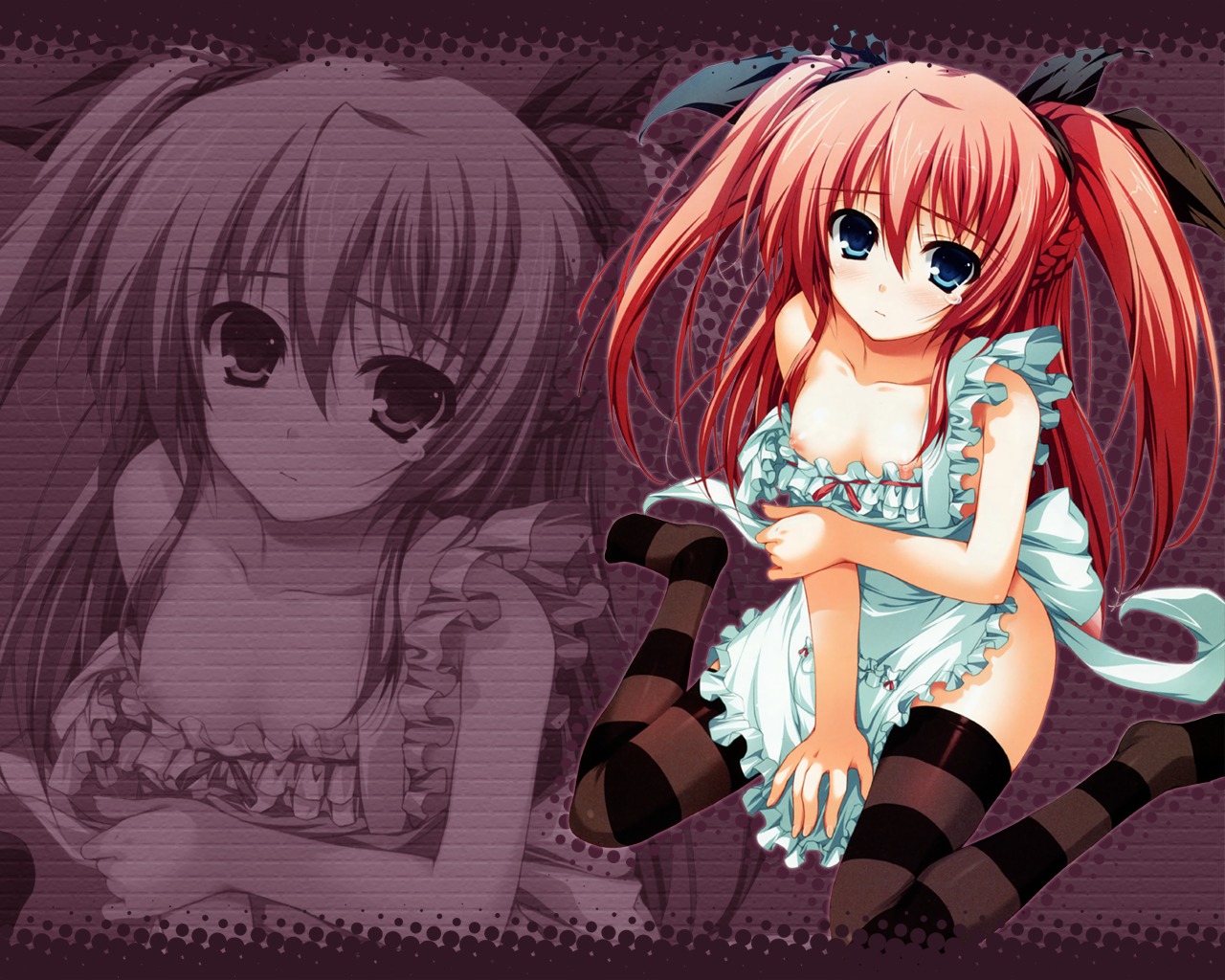 1girls akatsuki_no_goei female female_only nikaidou_reika rule34 solo tomose_shunsaku