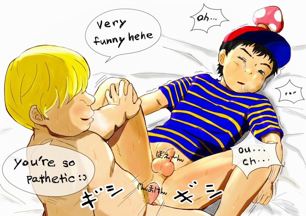 earthbound gay male mother mother_(series) ness pokey_minch rule34 tagme