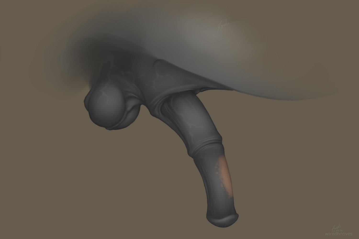 anatomically_correct anatomically_correct_genitalia anatomically_correct_penis animal_genitalia animal_penis balls big_penis crotch_shot disembodied_penis e621 equid equine equine_genitalia equine_penis erection feral genital_shot genitals half-erect hi_res horse male mammal mottled mottled_genitalia mottled_penis nude penis penis_shot sheath simple_background solo vein wiredhooves