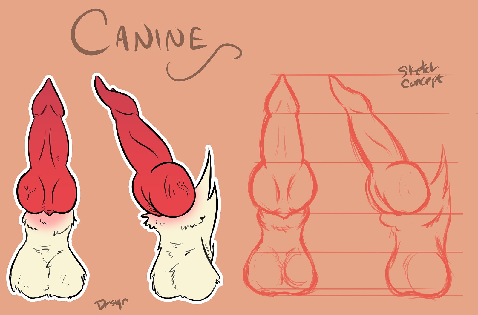 ambiguous_form animal_genitalia animal_penis ball_tuft balls canid canine canine_genitalia canine_penis disembodied_penis e621 erection genital_shot genitals hi_res kaiza_teira knot knotted_penis male mammal penis penis_shot red_penis sheath sheath_tuft solo tuft vein veiny_penis white_balls white_sheath