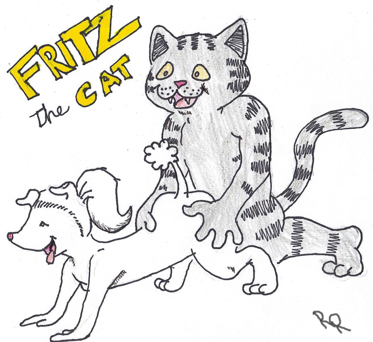 anthro anthro_female anthro_male charlene_(fritz_the_cat) doggy_style feline female fritz_the_cat fritz_the_cat_(character) male rascalraccoon rule34 sex straight tagme