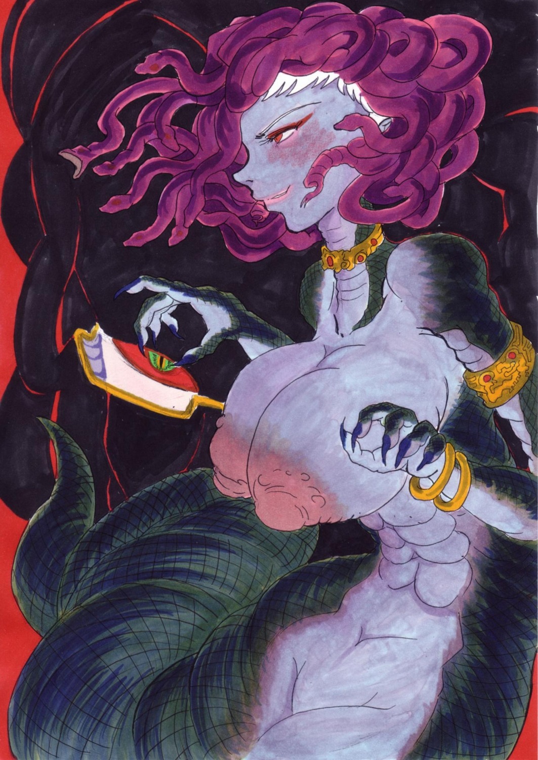 anacondy breasts female ken_hayakawa large_breasts naga precure pretty_cure rule34 tagme yes!_precure_5