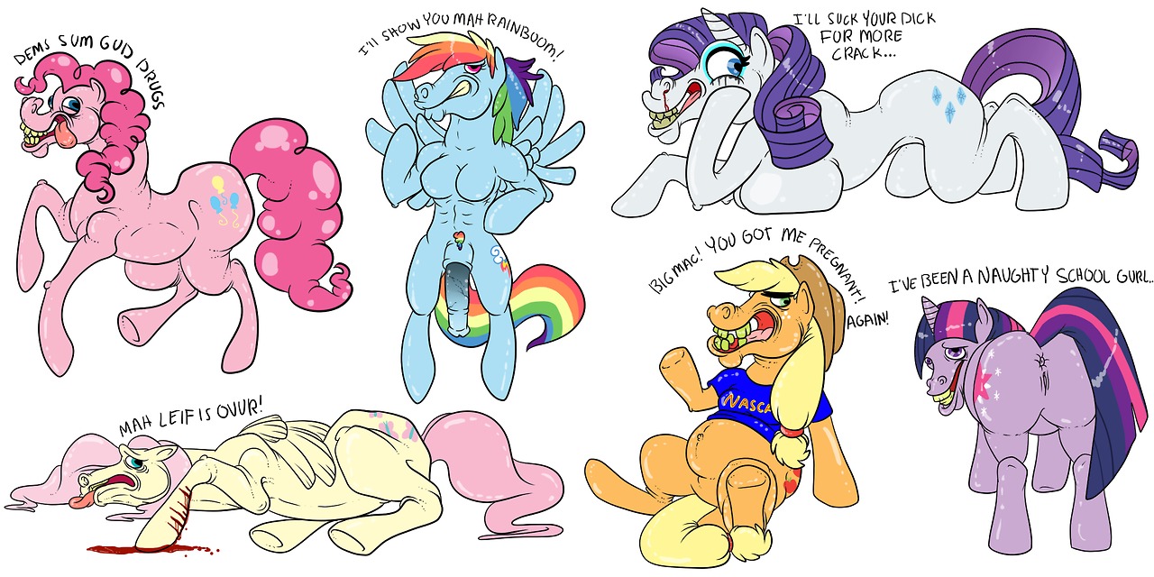 2:1 applejack_(mlp) blue_body blue_feathers blue_fur cutie_mark digital_media_(artwork) e621 earth_pony english_text equid equine feathered_wings feathers female feral fluttershy_(mlp) friendship_is_magic fur genitals group gynomorph hair hasbro horn horse intersex mammal mane_six_(mlp) multicolored_hair my_little_pony mythological_creature mythological_equine mythology pegasus pinkie_pie_(mlp) pony purple_body purple_fur purple_hair quadruped rainbow_dash_(mlp) rainbow_hair rarity_(mlp) tail text twilight_sparkle_(mlp) two_tone_hair unicorn unknown_artist vulva what wings yellow_body yellow_feathers