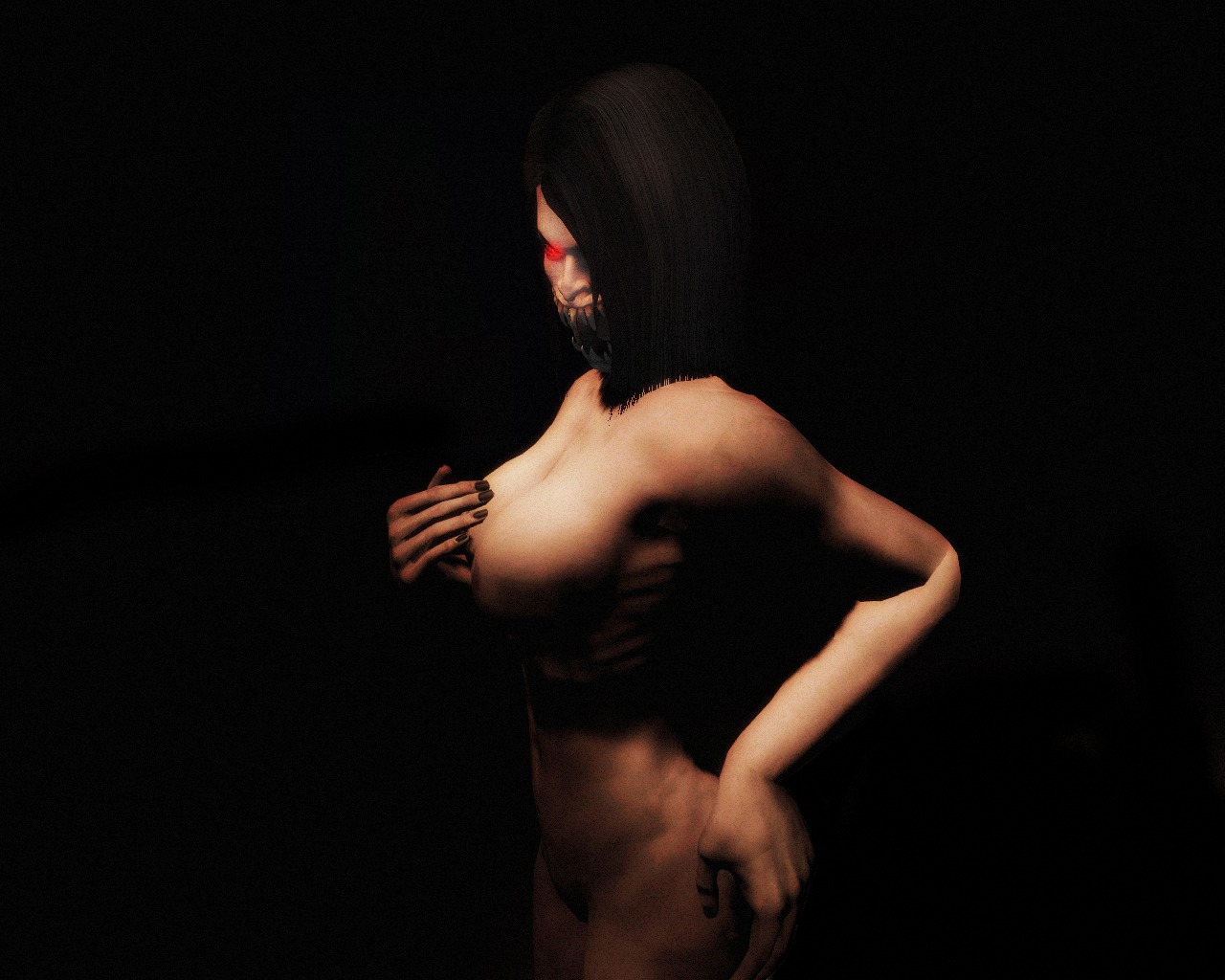 1girls 3d female female_only mileena mileena_(mk9) mod mortal_kombat mortal_kombat_(2011) rule34 solo tagme
