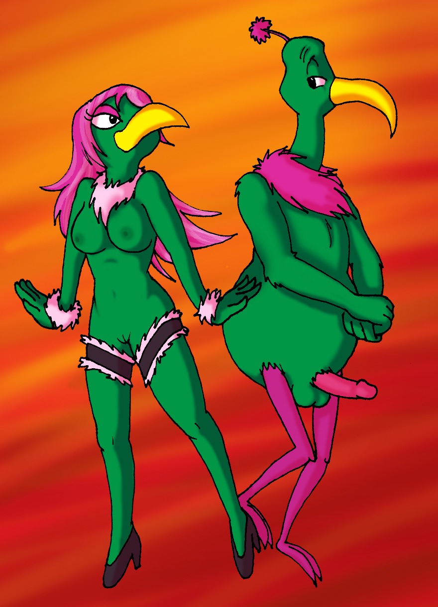 balls breasts female instant_martian looney_tunes male penis rule34 tagme the_looney_tunes_show