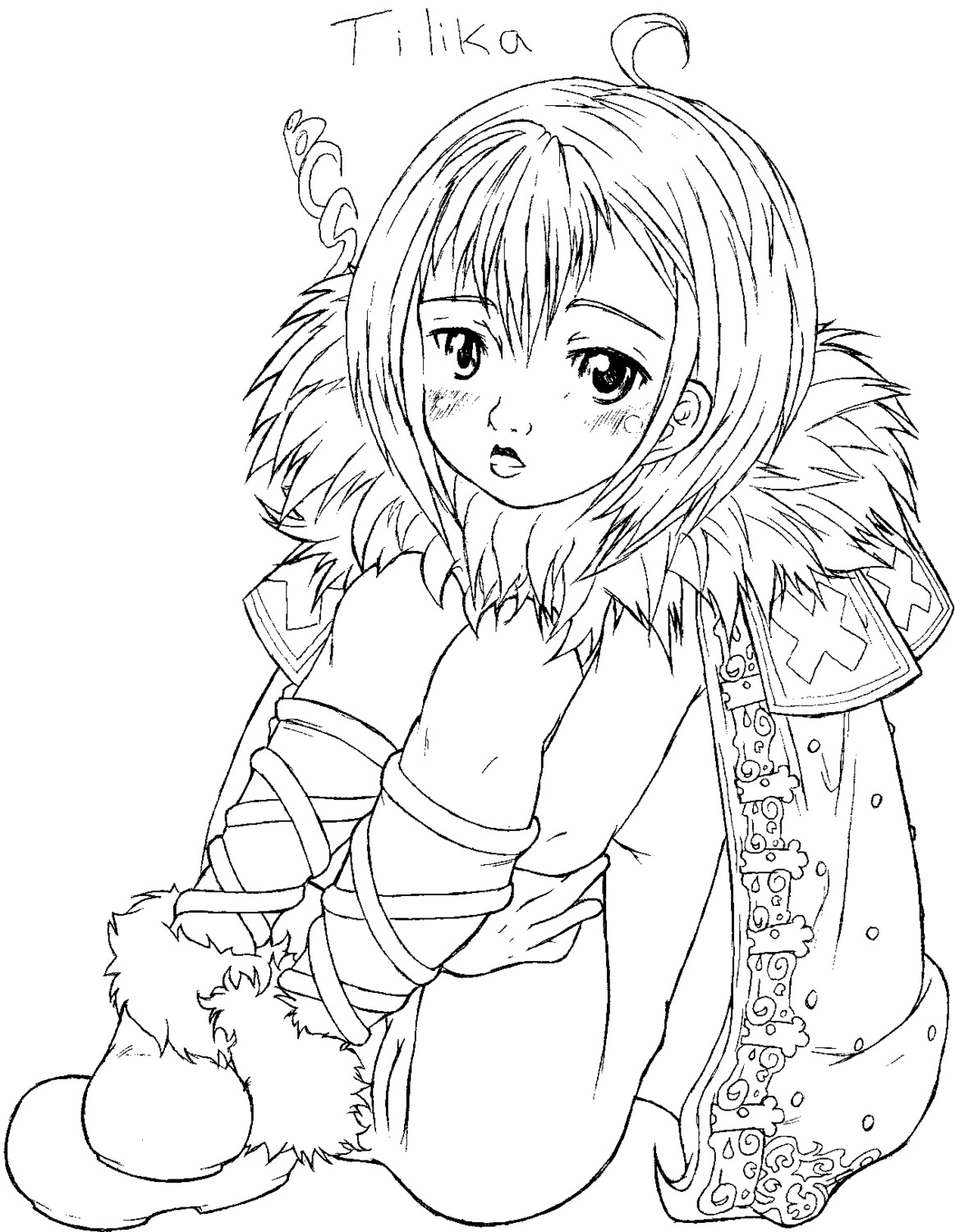 bcs female final_fantasy final_fantasy_crystal_chronicles ring_of_fates rule34 straight_hair tilika