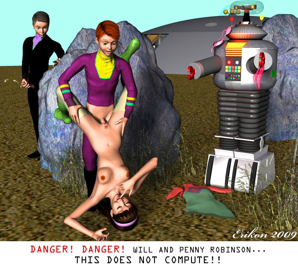 3d dr._smith female incest lost_in_space penny_robinson robot_b9 rule34 will_robinson