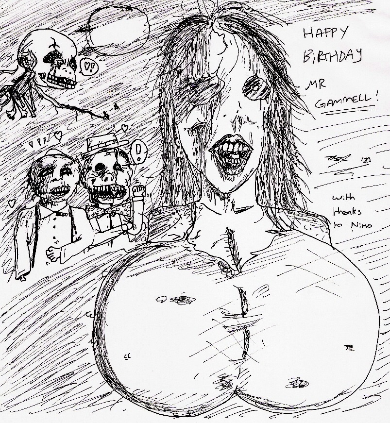breasts female horror large_breasts rule34 sketch_page tagme zombie zombie_girl