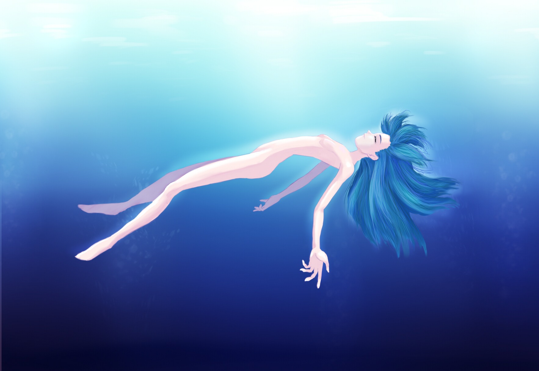 blue_hair female idolmaster kisaragi_chihaya rule34 tagme