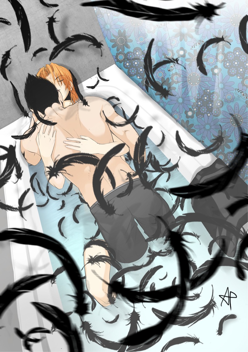 gay hwoarang jin_kazama kazama_jin male rule34 tekken yaoi