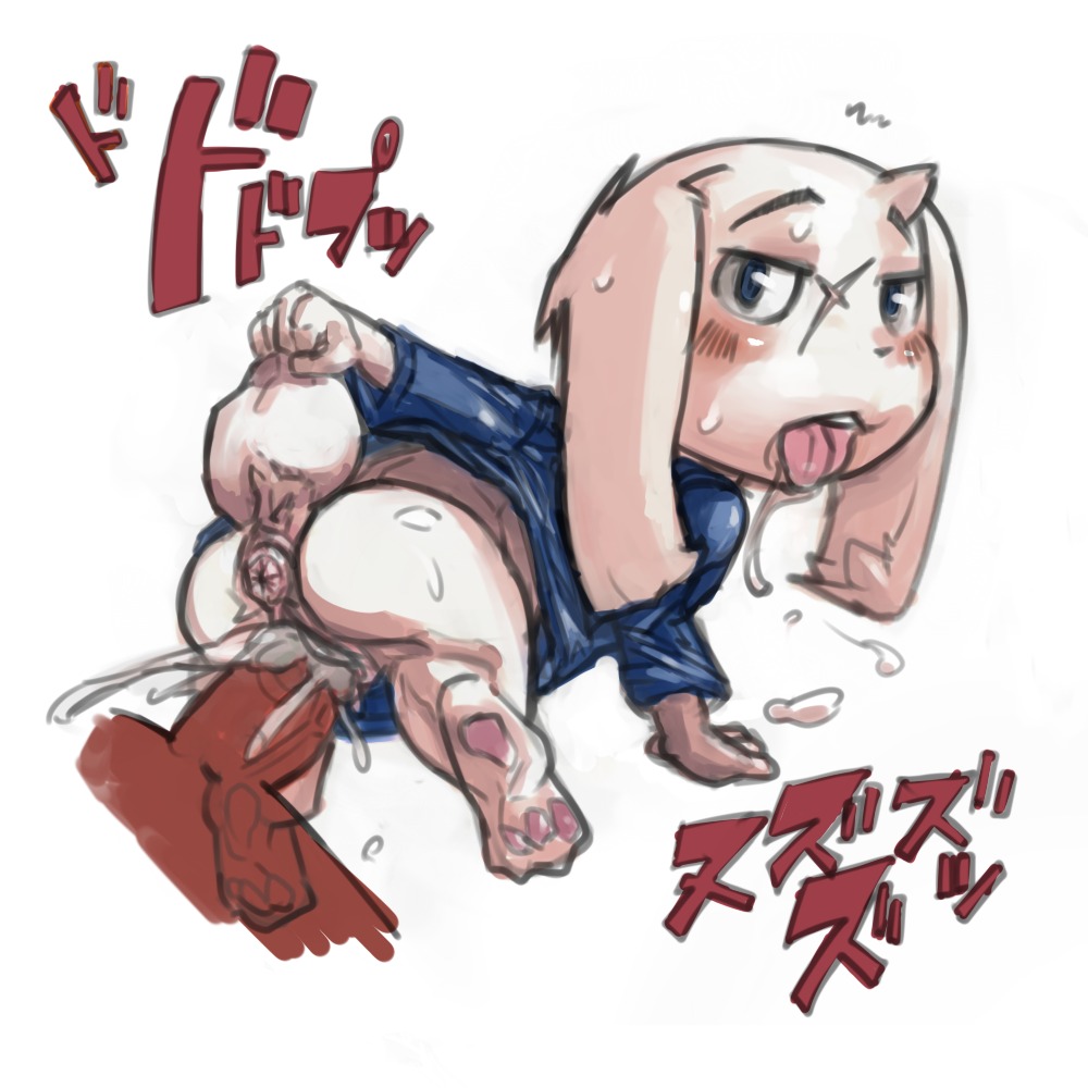 anus artist_request blue_eyes blush cave_story female furry mimiga pussy rule34 sakamoto_sue sue_sakamoto translation_request vaginal_penetration