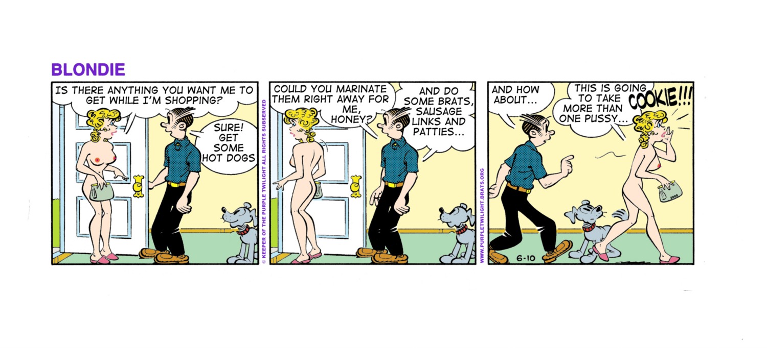 blondie_(comic) blondie_bumstead clothing comic comic_strip dagwood_bumstead daisy_bumstead edit female human rule34 tagme