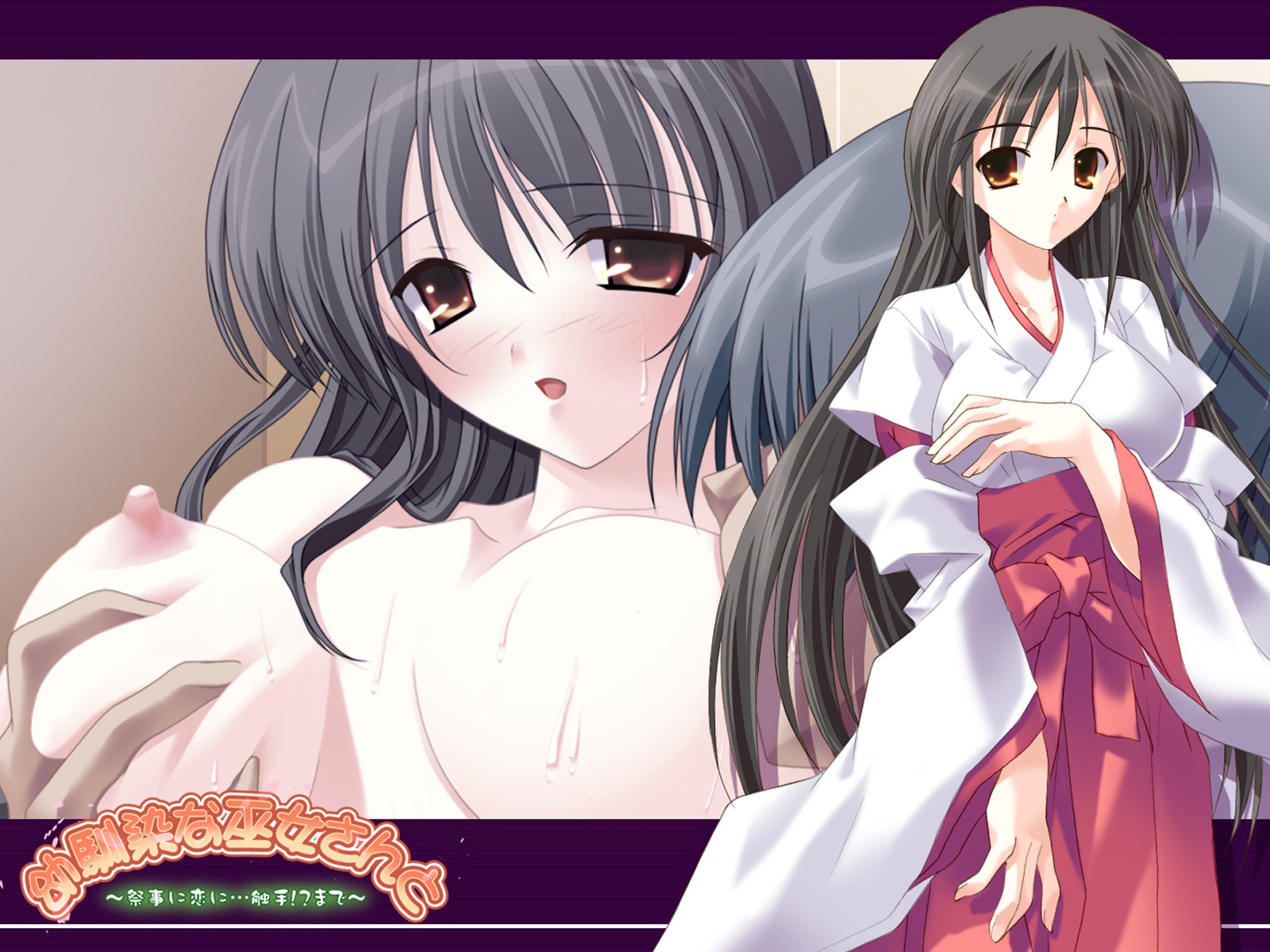 female hakama japanese_clothes miko rule34 tagme