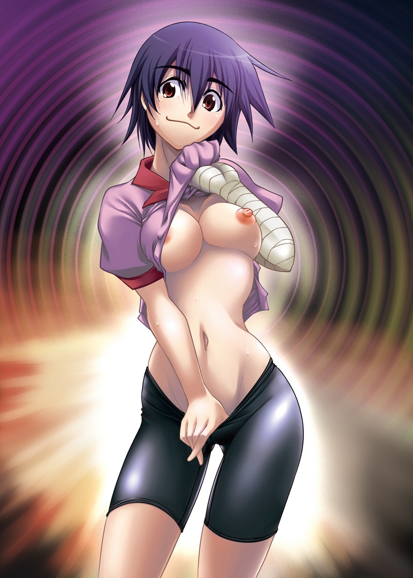 bakemonogatari female kanbaru_suruga monogatari_(series) pointy_chin rule34 tagme
