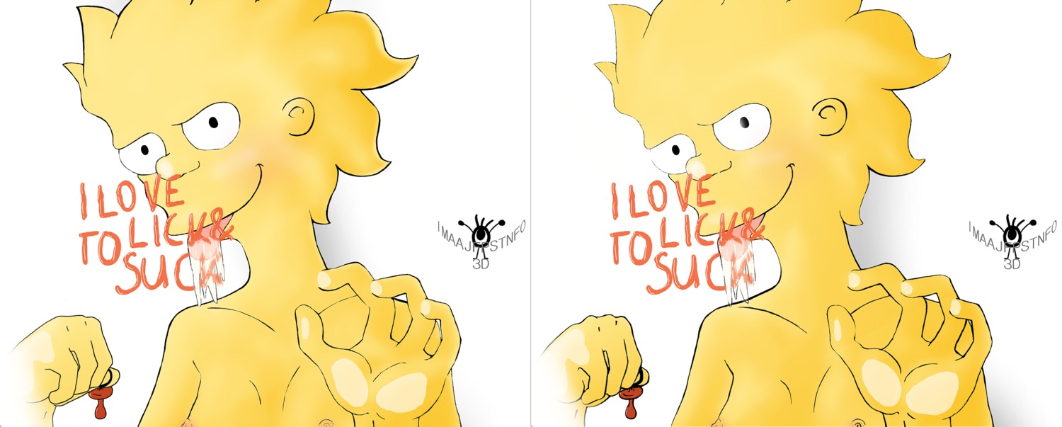 20th_century_studios accurate_art_style color female female_only front_view human imaajfpstnfo maggie_simpson pacifier rule34 saliva solo tagme the_simpsons tongue yellow_body yellow_skin
