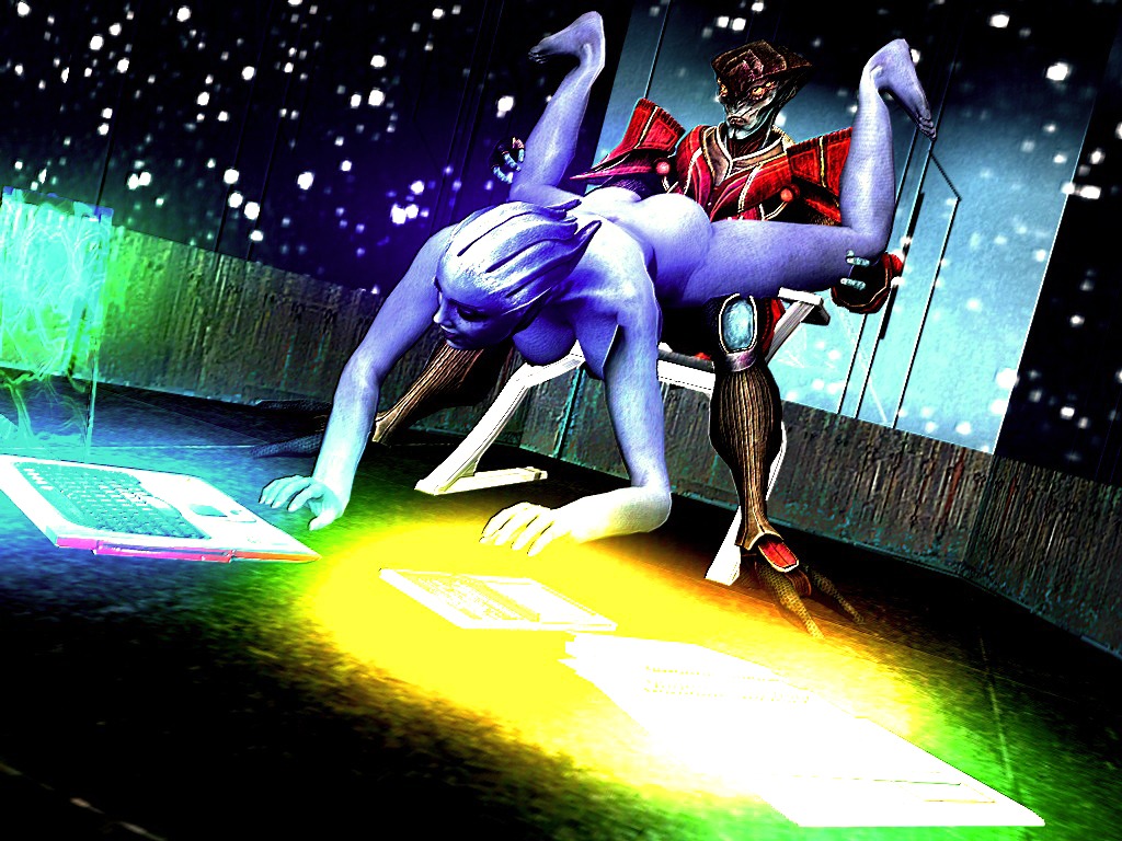 3d asari bioware breasts female javik liara_t'soni mass_effect prothean rule34