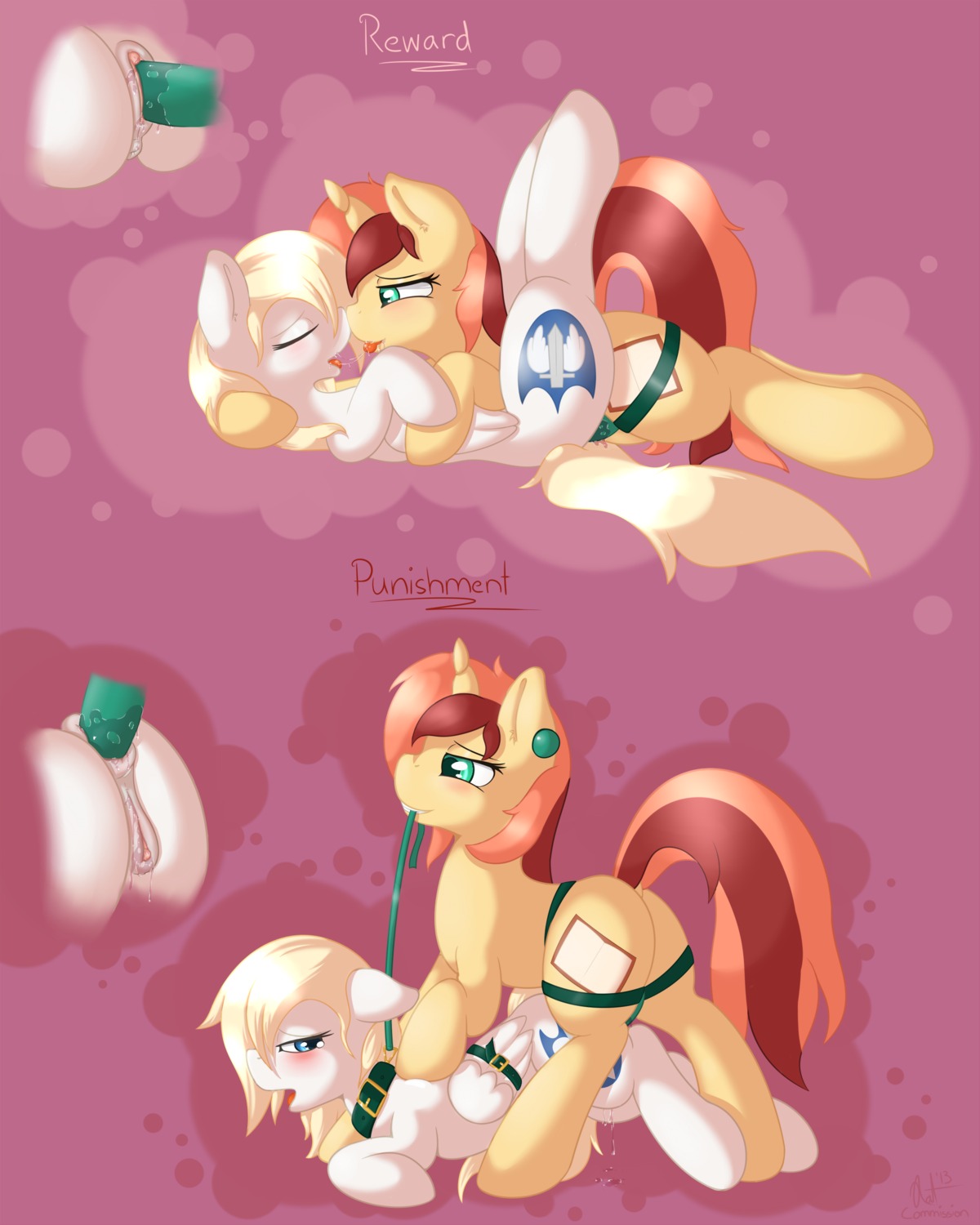 2013 4:5 absurd_res anal anal_penetration blonde_hair blue_eyes bodily_fluids butt collar cutie_mark digital_media_(artwork) dildo dominant dominant_female duo e621 ear_piercing equid equine eyes_closed feathered_wings feathers female female/female female_penetrating feral friendship_is_magic genital_fluids genitals green_eyes hair hasbro hi_res horn kissing leash mammal multicolored_hair my_little_pony mythological_creature mythological_equine mythology novel_(mlp) object_in_ass pegasus penetration piercing quadruped ratofdrawn royal_guard_(mlp) saliva sex sex_toy sex_toy_in_ass sex_toy_in_vagina sex_toy_insertion simple_background strapon strapon_in_ass strapon_in_pussy strapon_insertion strapon_sex submissive submissive_female tail toying_partner two_tone_hair unicorn vaginal vaginal_fluids vaginal_penetration vulva wearing_strapon white_body white_feathers wings