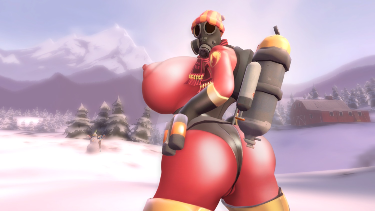 1girls 2011 3d artist_request ass big_ass big_breasts breasts clothing edit edited female female_only fempyro garry's_mod gas_mask huge_ass huge_breasts human human_female human_only mask masked masked_female nipples nipples_visible_through_clothing pyro_(team_fortress_2) rule34 rule_63 scout_(team_fortress_2) skin_tight_suit solo solo_female team_fortress_2 thick_thighs