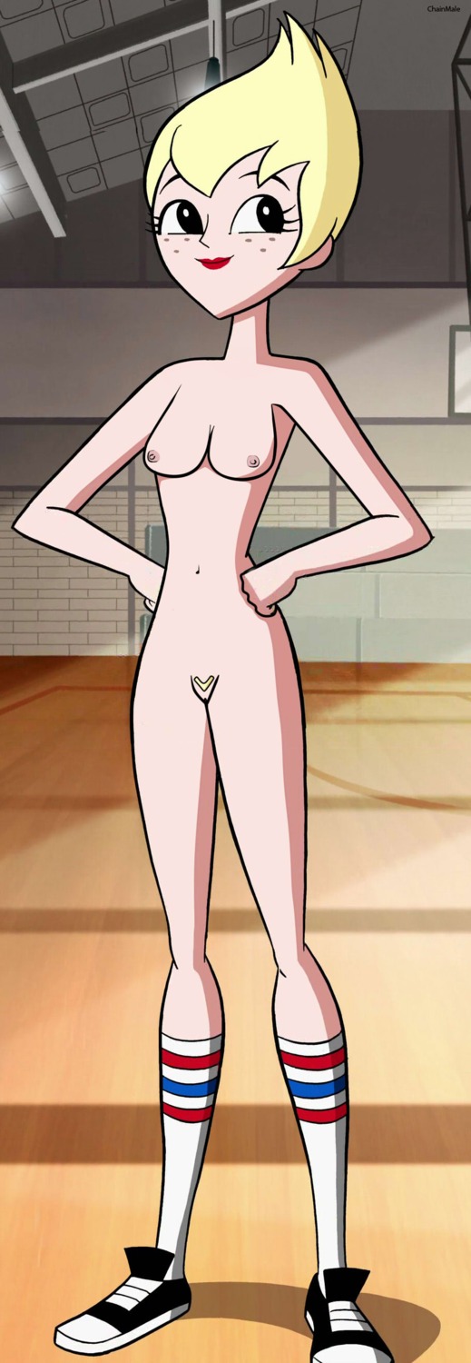 accurate_art_style blonde_hair chainmale female female_only nude pointy_chin princess_ilana rule34 solo sym-bionic_titan tagme