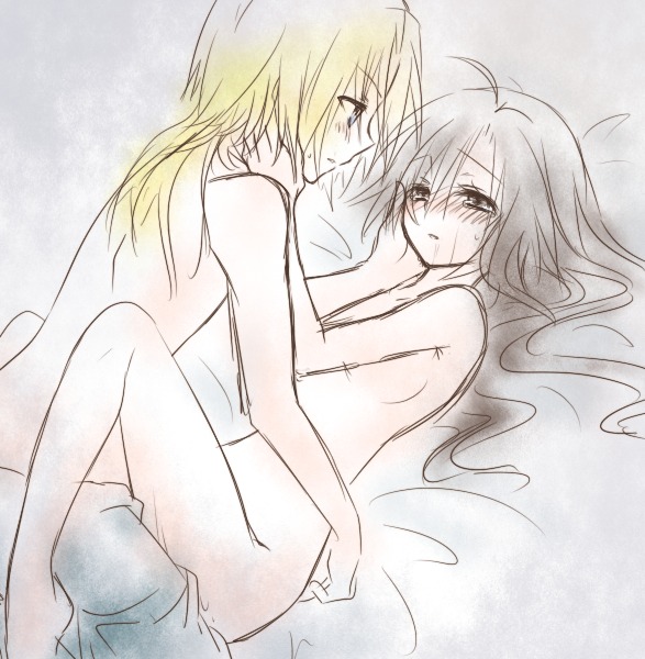 1boy 1girls barefoot black_hair blonde_hair blue_eyes blush brown_eyes female final_fantasy final_fantasy_ix garnet_til_alexandros_xvii human long_hair male nude riichu rule34 sex sketch straight straight_hair zidane_tribal