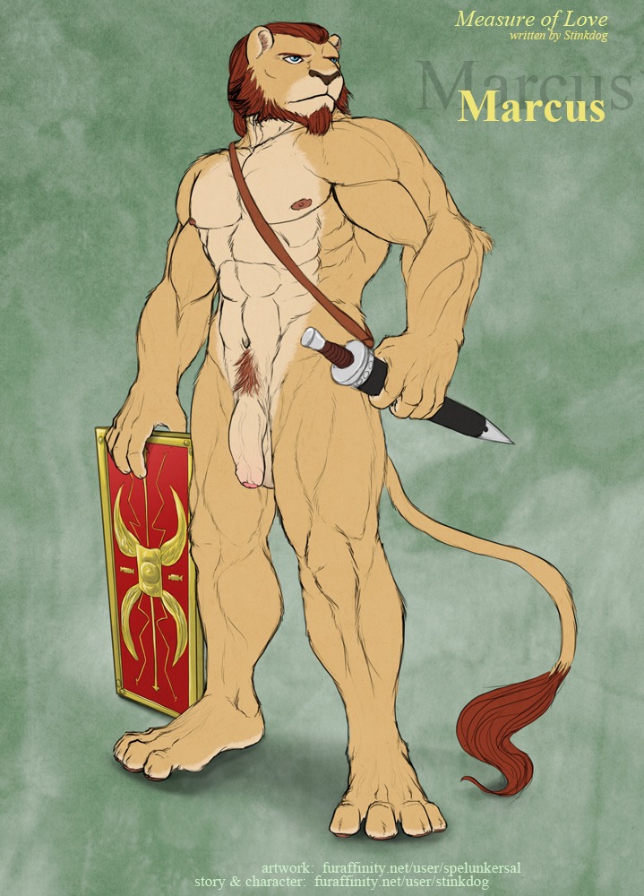 2013 abs anthro athletic balls barely_visible_glans beard biceps big_muscles biped blue_eyes brown_hair brown_nose character_name e621 facial_hair felid flaccid foreskin fur genitals glans hair humanoid_genitalia humanoid_penis lion male mammal mane melee_weapon muscular muscular_anthro muscular_male nipples nude pantherine pawpads paws pecs penis pose presenting pubes red_hair roman roman_empire scabbard shield simple_background solo spelunker_sal standing sword tail tail_tuft tan_body tan_fur text tuft unretracted_foreskin url vein weapon