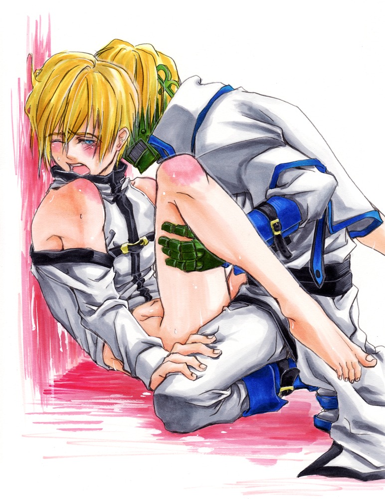2boys against_wall clonecest gay gay_dominant gay_domination gay_sex guilty_gear human_on_robot ky_kiske male male_only robo-ky robo_ky robot robot_boy robot_on_human rule34 tagme unseen_penetration yaoi