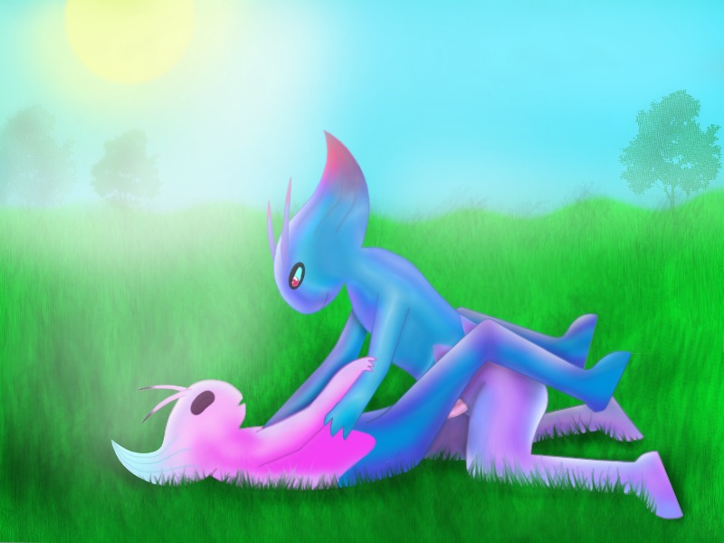 celebi color female legendary_pokemon male nintendo no_humans pokemon pokemon_(species) pussy rule34 sex shiny_pokemon straight vaginal_penetration