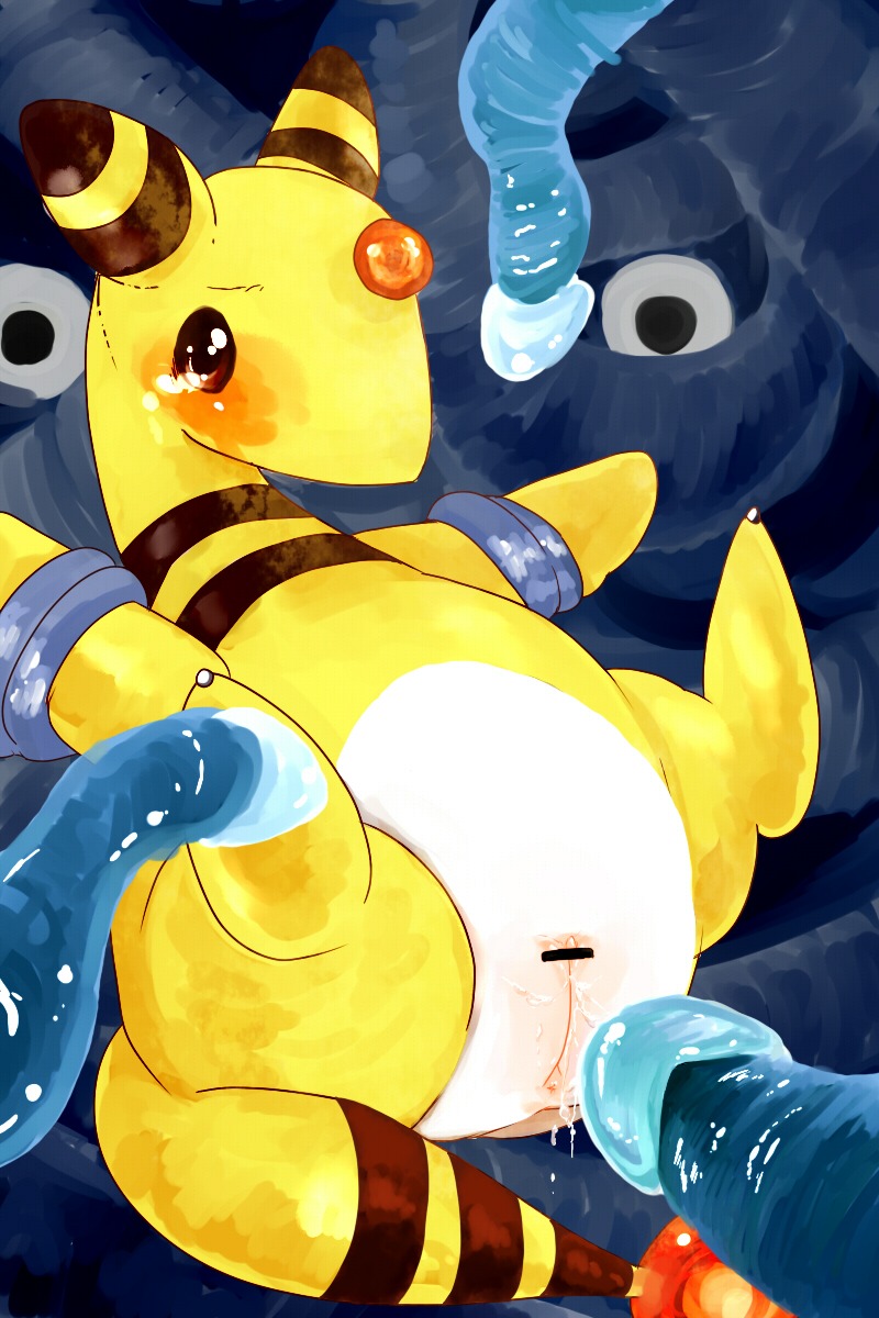 ampharos censored female nintendo pokemon pokemon_(species) rule34 tagme