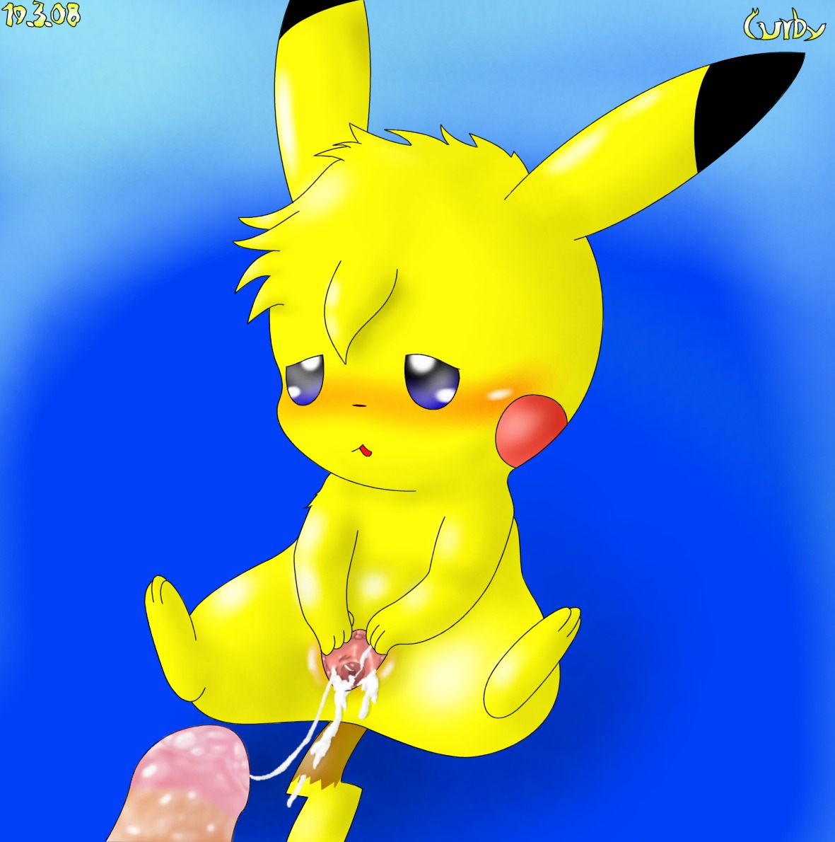 color cum curby female feral fur male nintendo nude penis pikachu pokemon pussy rule34 tagme vulva