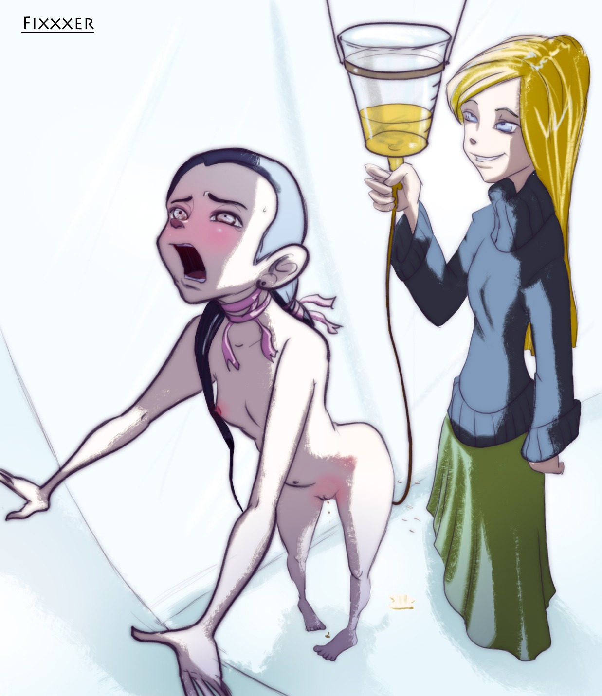 2girls cornelia_hale enema female fixxxer hay_lin rule34 tagme w.i.t.c.h.