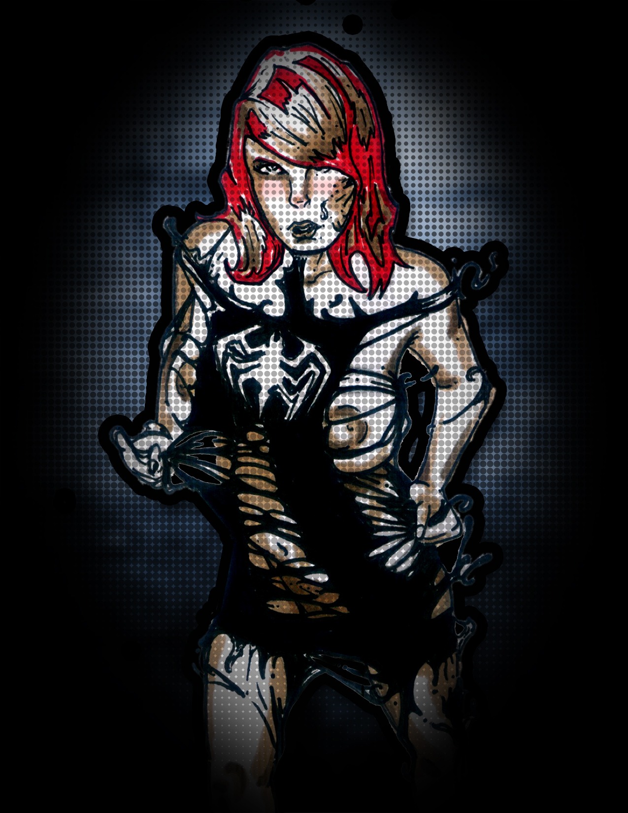 ag-abreu breasts female marvel marvel_comics mary_jane_watson rule34 spider-man_(series) symbiote venom