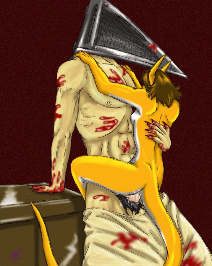 female male mistressvixen pyramid_head rule34 sex silent_hill silent_hill_2 straight tagme