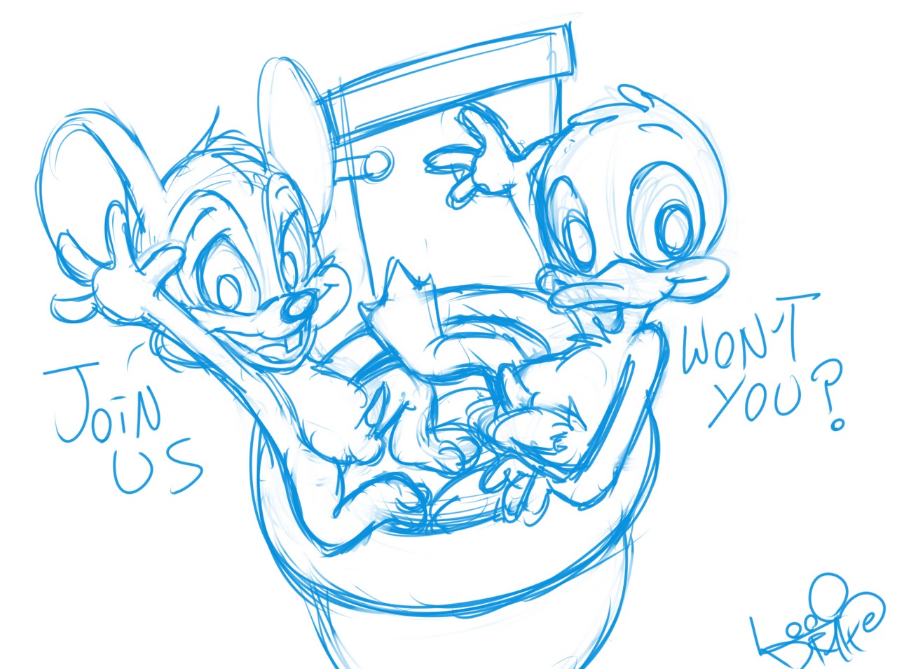 anthro avian bird duck looqdrake male male_only mouse plucky_duck rodent rule34 sneezer tagme tiny_toon_adventures toilet warner_brothers